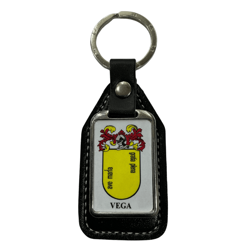 Llavero heráldico apellido VEGA