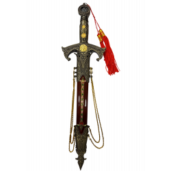 Cuchillo Templario grabado Soria