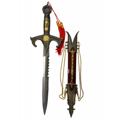 Cuchillo Templario grabado Soria