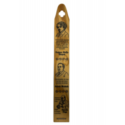 Marcapáginas de madera con Poetas de Soria