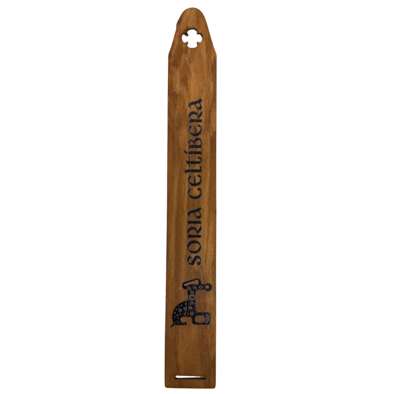 Marcapáginas de madera con Soria Celtibera Caballo