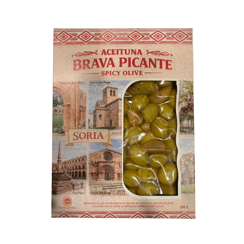 Aceitunas Brava Picante verdes
