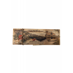 Lingote Chocolate Trufado con Almendras ( Caja de Madera )