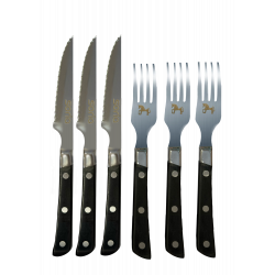 Juego 3 Cuchillos Letras Soria y 3 Tenedores Caballo