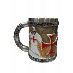 Taza Marrón espada templaria
