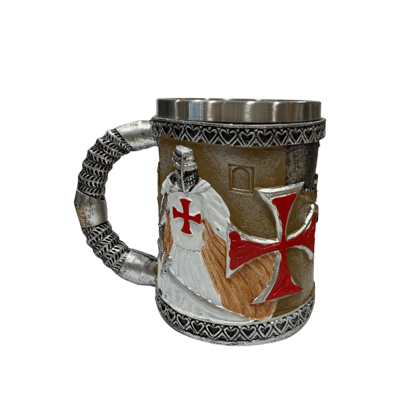 Taza Marrón espada templaria