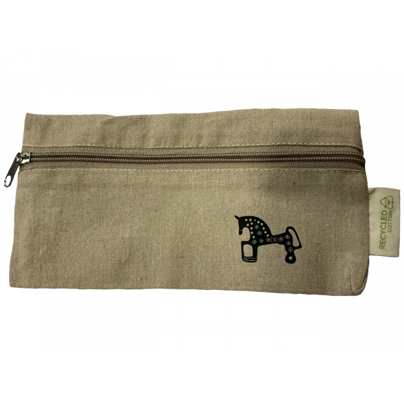 Estuche plano Caballo de Soria Beige