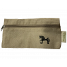Estuche plano Caballo de Soria Beige