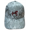 Gorra Caballo de Soria bordado camuflaje gris. Adulto