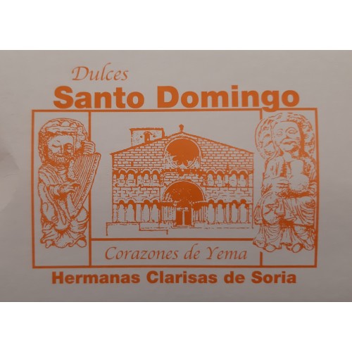 Pastas corazones de yema Hermanas Clarisas de Soria